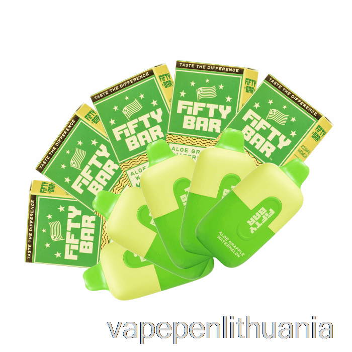 [10 Pakuočių] Penkiasdešimt Barų 6500 Vienkartinis Vape Skystis